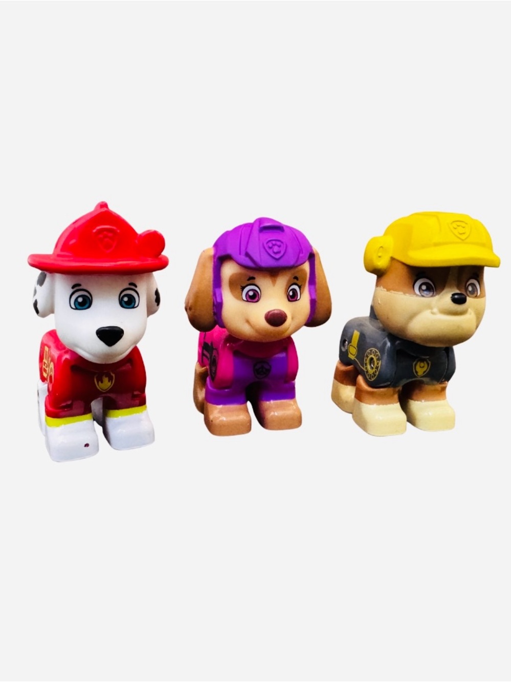 Paw Patrol Mega Bloks Figure Marshall Skye and Rubble